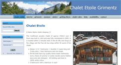 Desktop Screenshot of chaletetoilegrimentz.com
